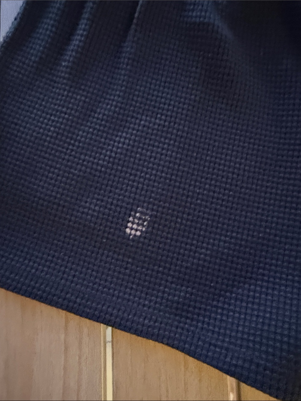 ALO Yoga Black Waffle-Knit Shorts - Picture 4 of 4